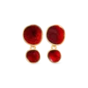Clous d'oreilles - Ruby Glaze