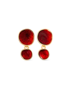 Clous d'oreilles - Ruby Glaze