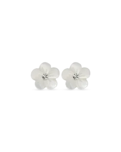 Clous d'oreilles - Shell Flower