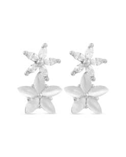 Clous d'oreilles - Silver Blossom