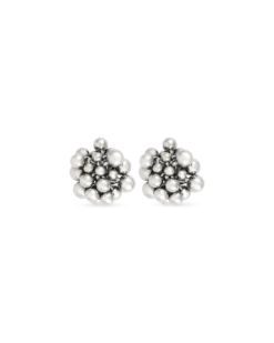 Clous d'oreilles - Silver Chrome