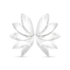 Clous d'oreilles - Silver Flowers
