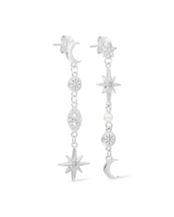 Clous d'oreilles - Silver Galaxy