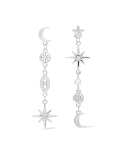 Clous d'oreilles - Silver Galaxy