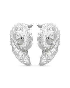 Clous d'oreilles - Silver Nautilus