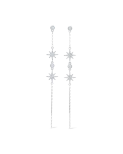 Clous d'oreilles - Silver Starburst