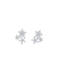 Clous d'oreilles - Snowflake Trio