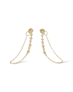 Clous d'oreilles - Sparkle Chain