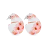 Clous d'oreilles - Transparent Flower