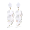 Clous d'oreilles - White Petals