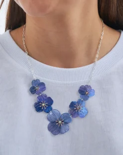 Collier - Blue Blossoms