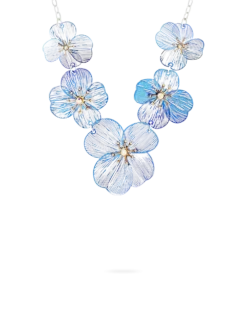 Collier - Blue Blossoms