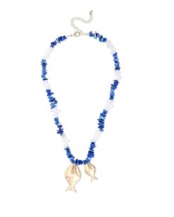 Collier - Blue Shells