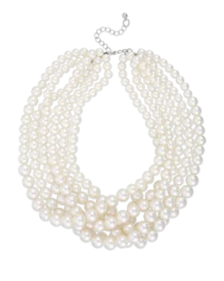 Collier - Braided Pearls