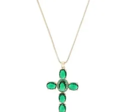 Collier - Emerald Cross