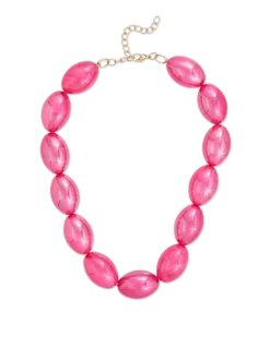 Collier - Fuchsia Marble