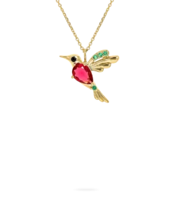 Collier - Golden Feathers