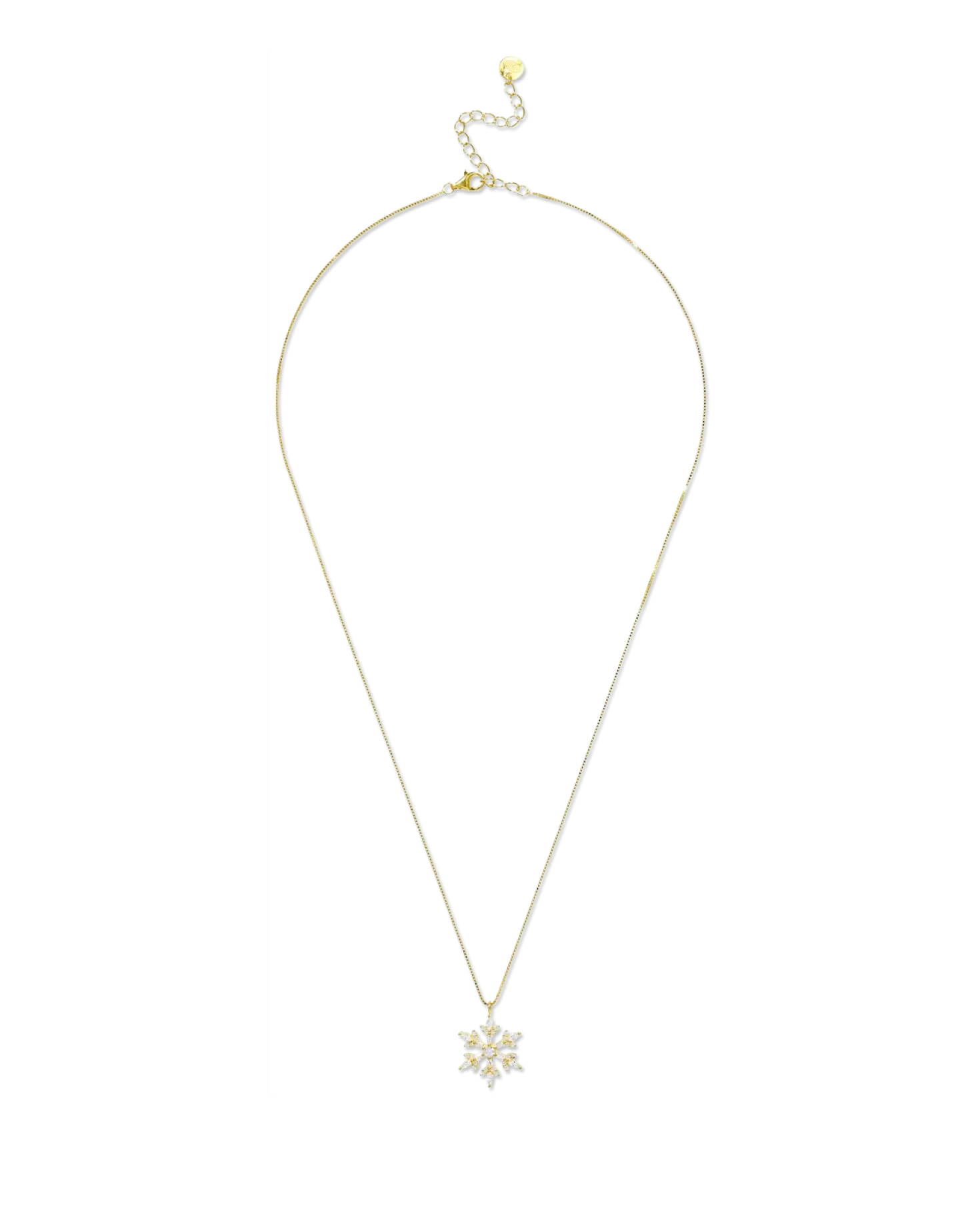 Collier - Golden Snowflake