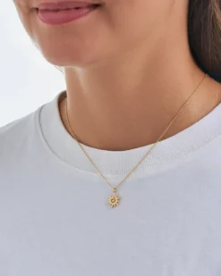 Collier - Golden Sunray