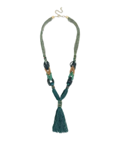 Collier - Green Beads
