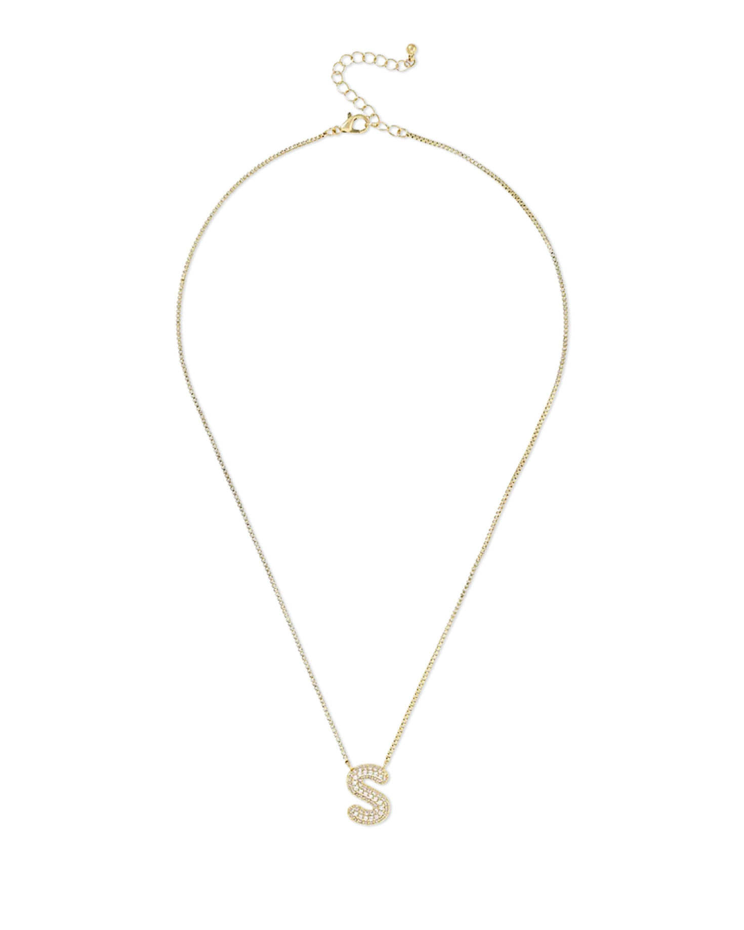 Collier - Initial S