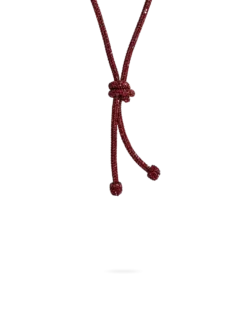 Collier - Knotted Red