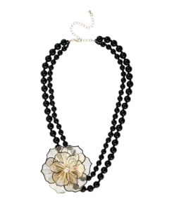 Collier - Midnight Flower