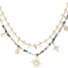 Collier multirangs - Agate Stars