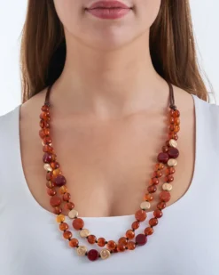 Collier multirangs - Autumn Layers
