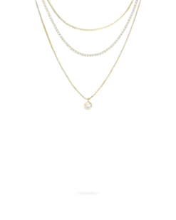 Collier multirangs - Basic Trio