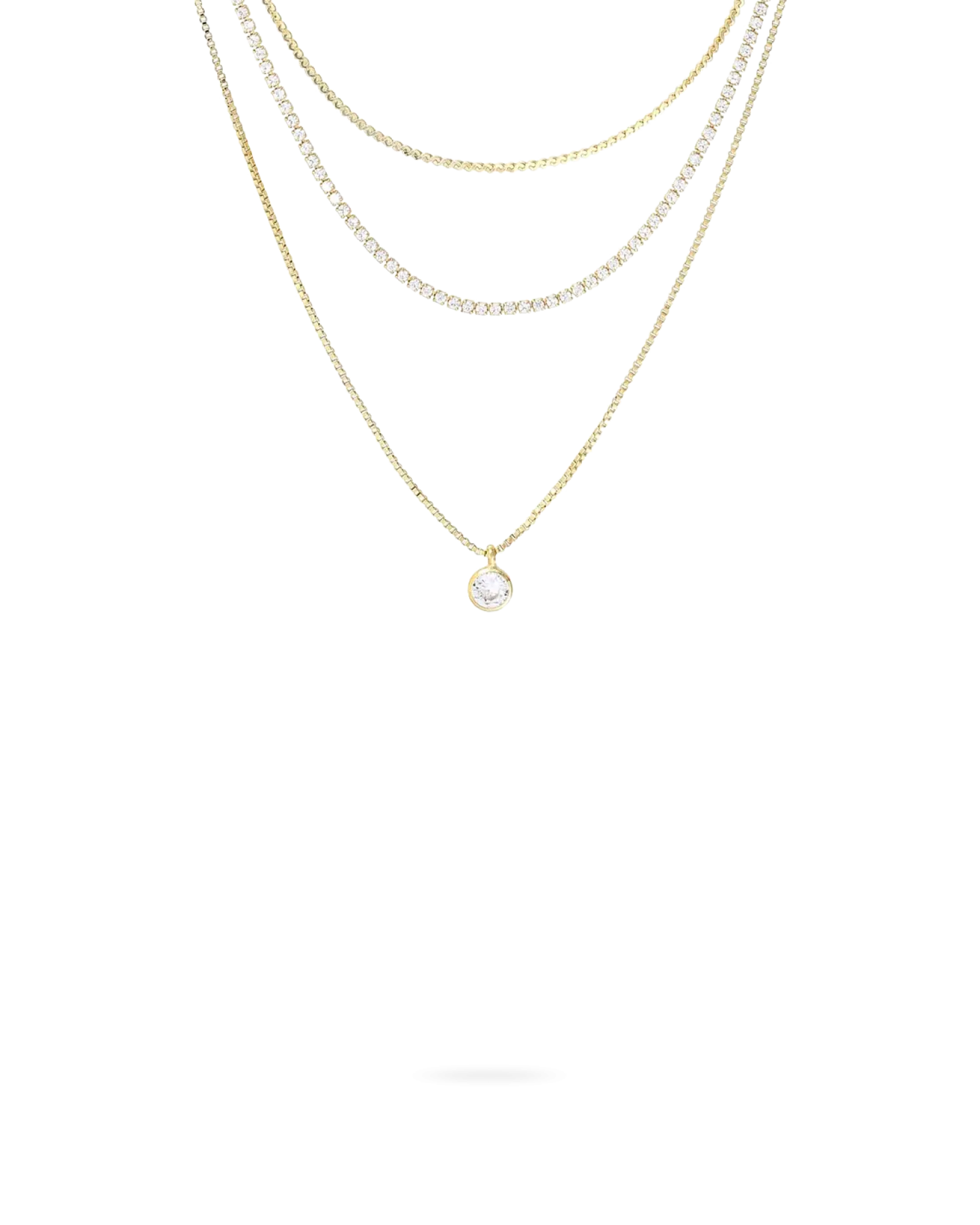 Collier multirangs - Basic Trio