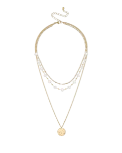 Collier multirangs - Beach Pearls