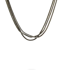 Collier multirangs - Black Elegance