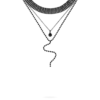 Collier multirangs - Black Glamour