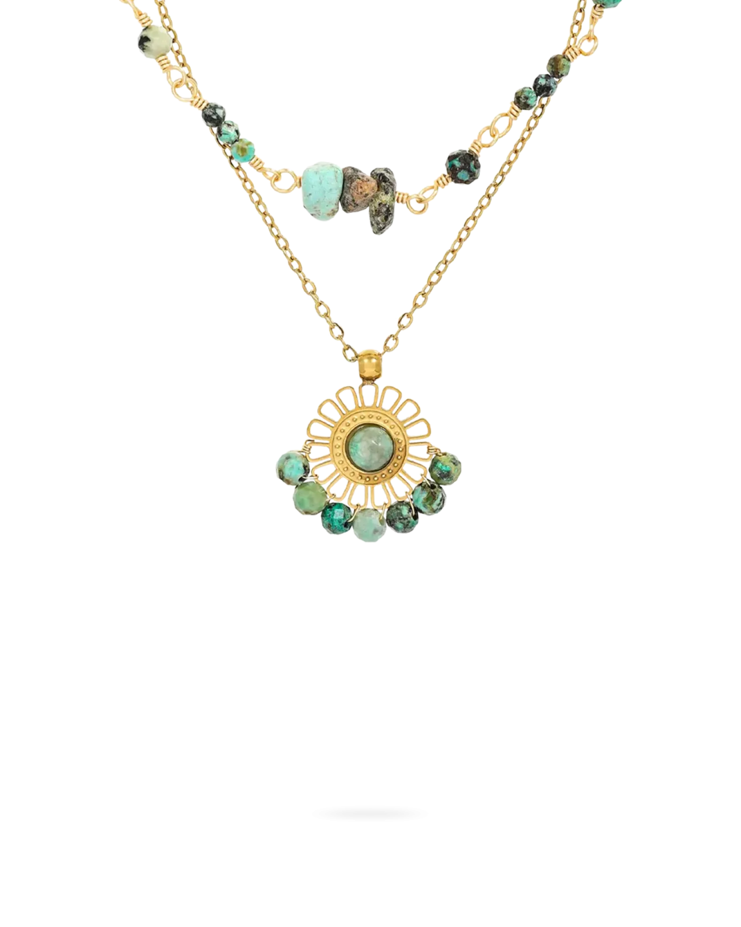 Collier multirangs - Boho Elegance