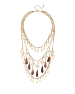 Collier multirangs - Brown Boho