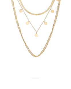 Collier multirangs - Cherished Gold