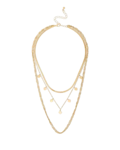 Collier multirangs - Cherished Gold