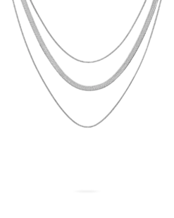 Collier multirangs - Classic Steel