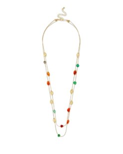 Collier multirangs - Colorful Agate