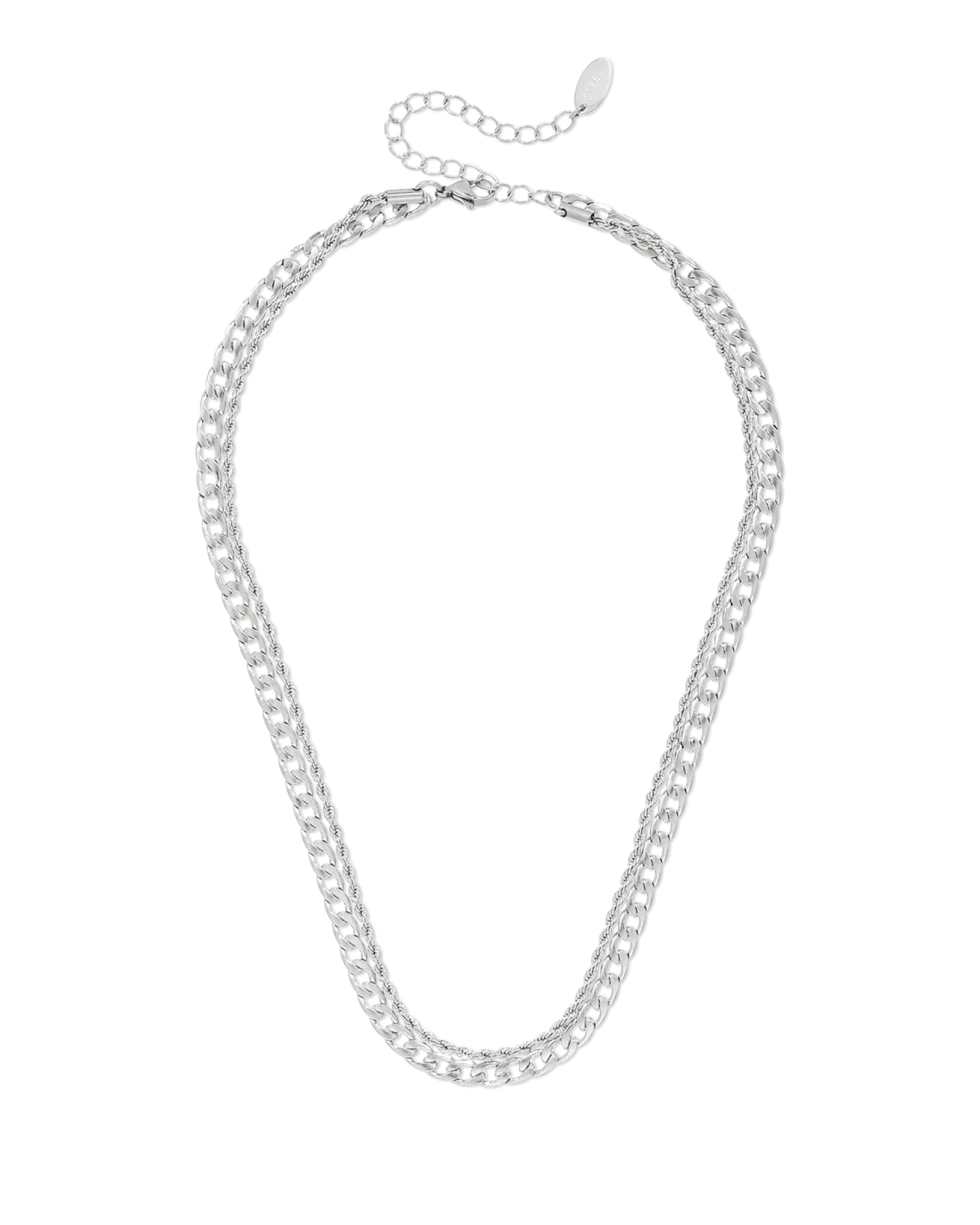 Collier multi-rangs - Daily Steel