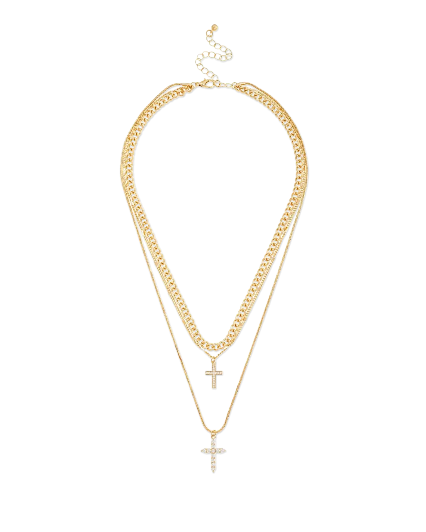 Collier multirangs - Double Cross
