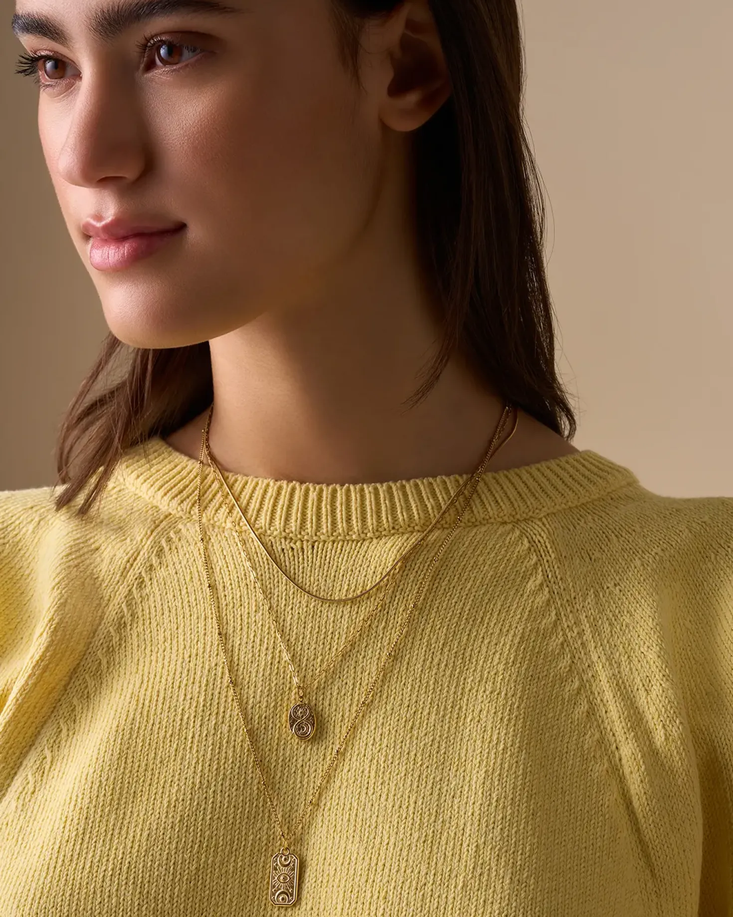 Collier multirangs - Double Plate