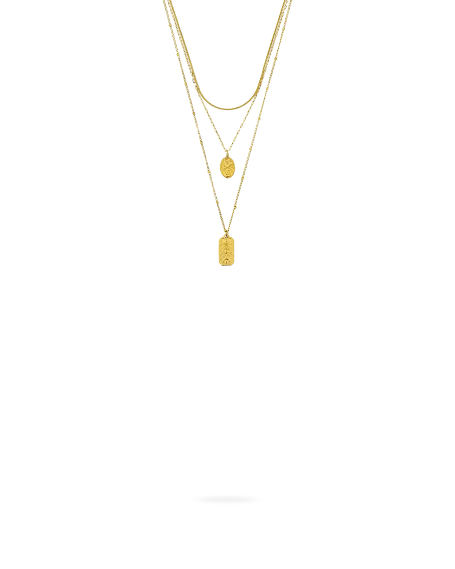 Collier multirangs - Double Plate