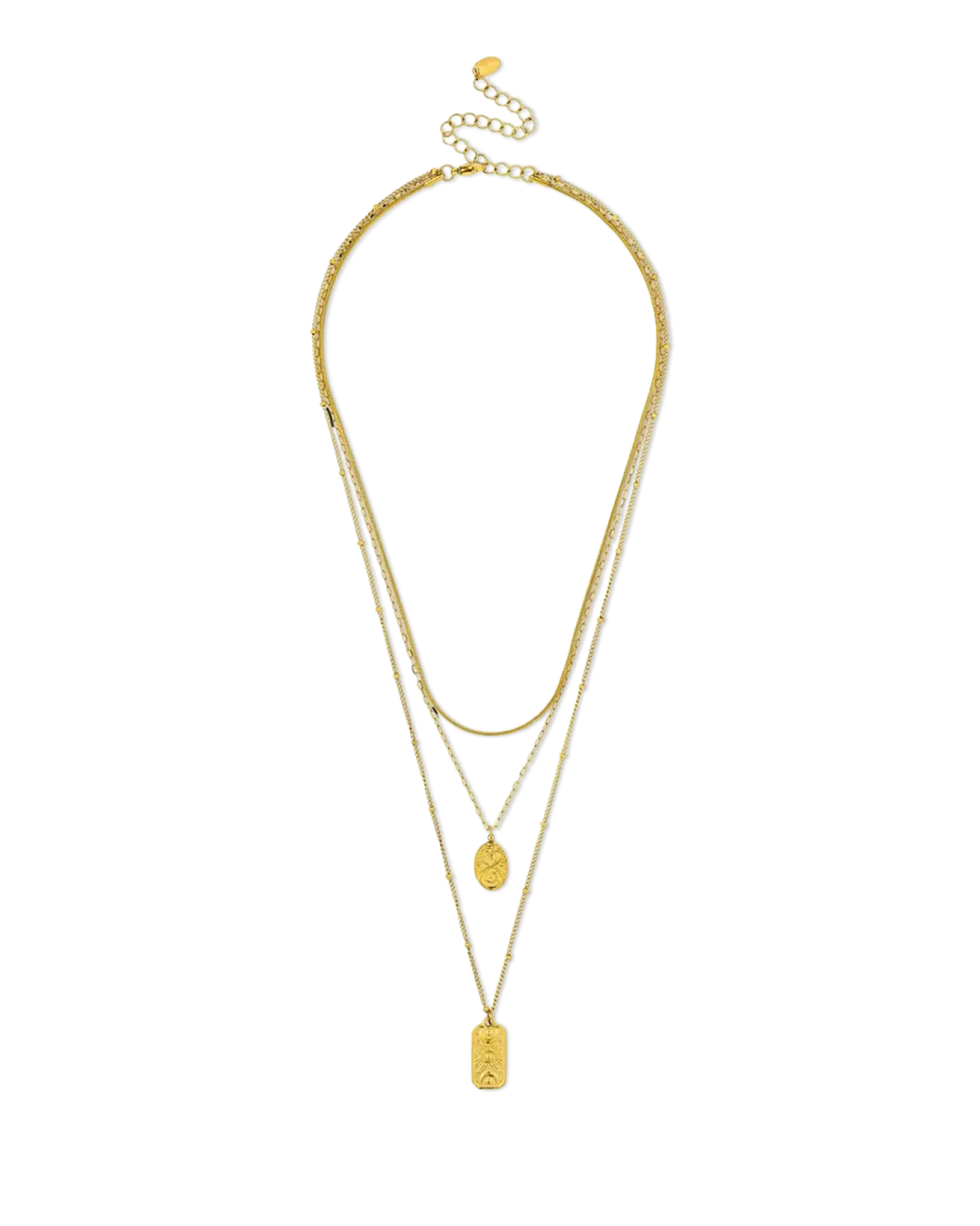 Collier multirangs - Double Plate