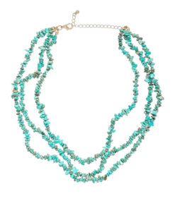 Collier multi-rangs - Edgy Turquoise