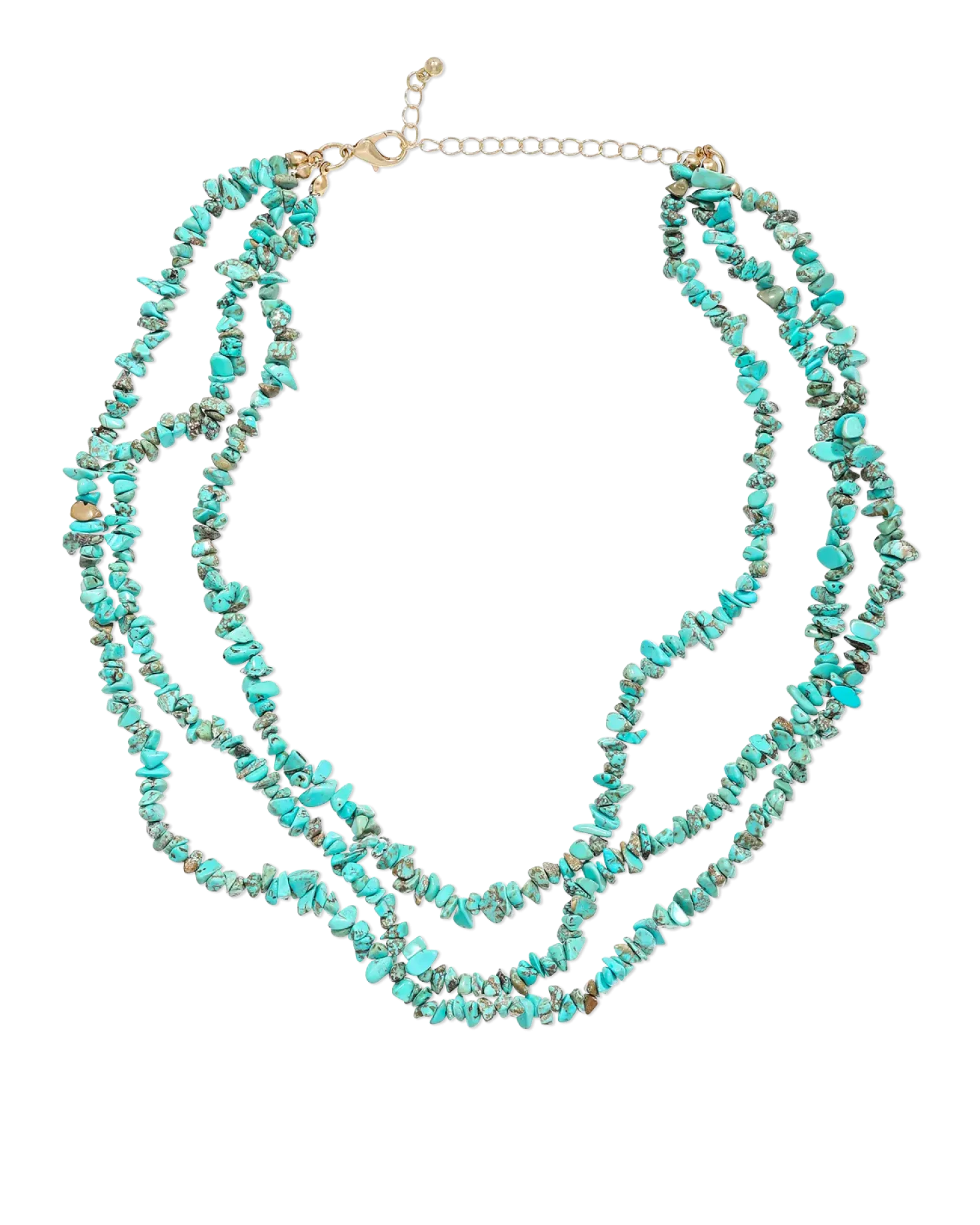 Collier multi-rangs - Edgy Turquoise