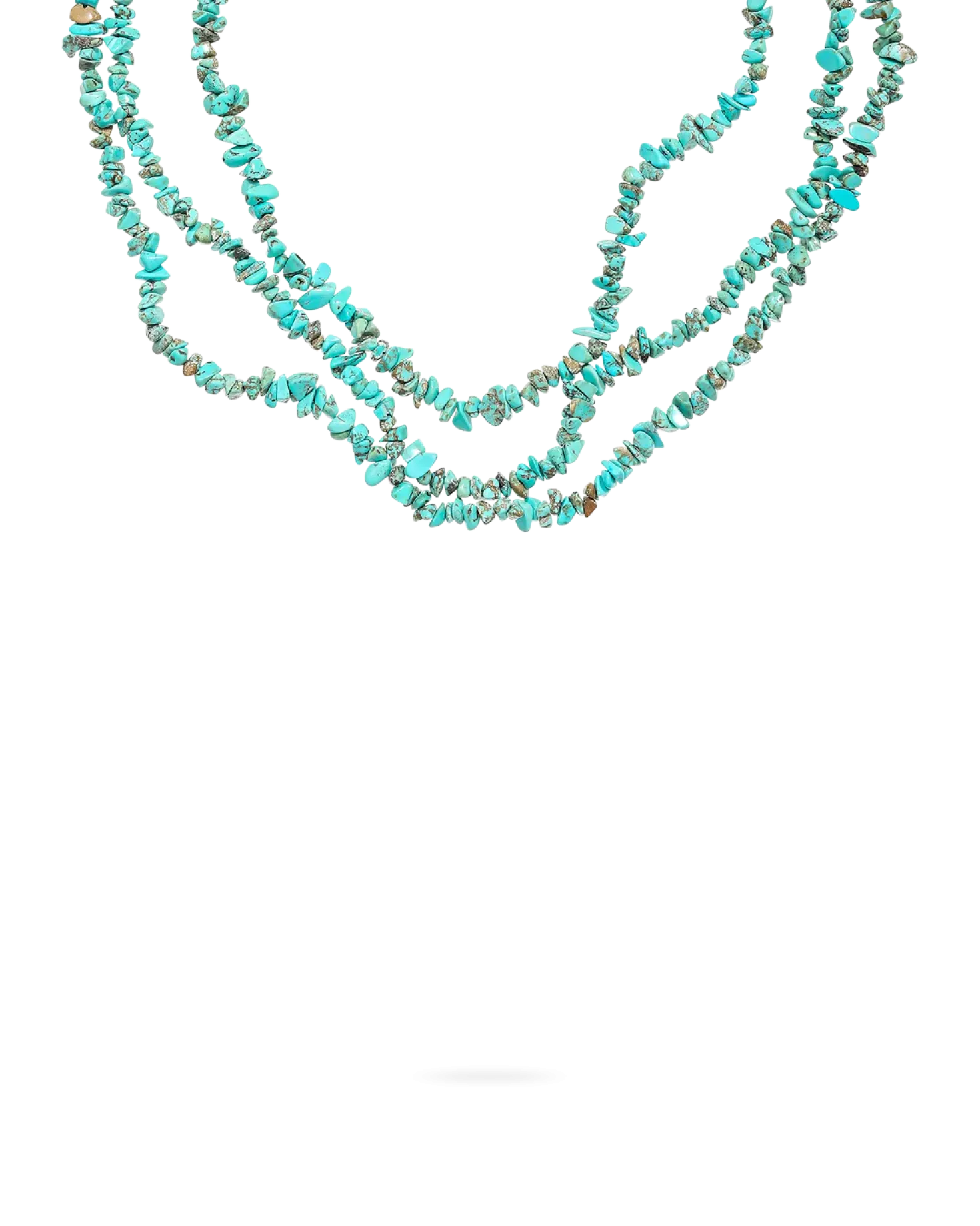Collier multi-rangs - Edgy Turquoise