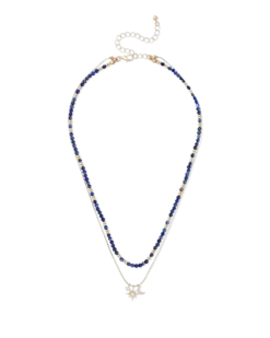 Collier multirangs - Fine Blue