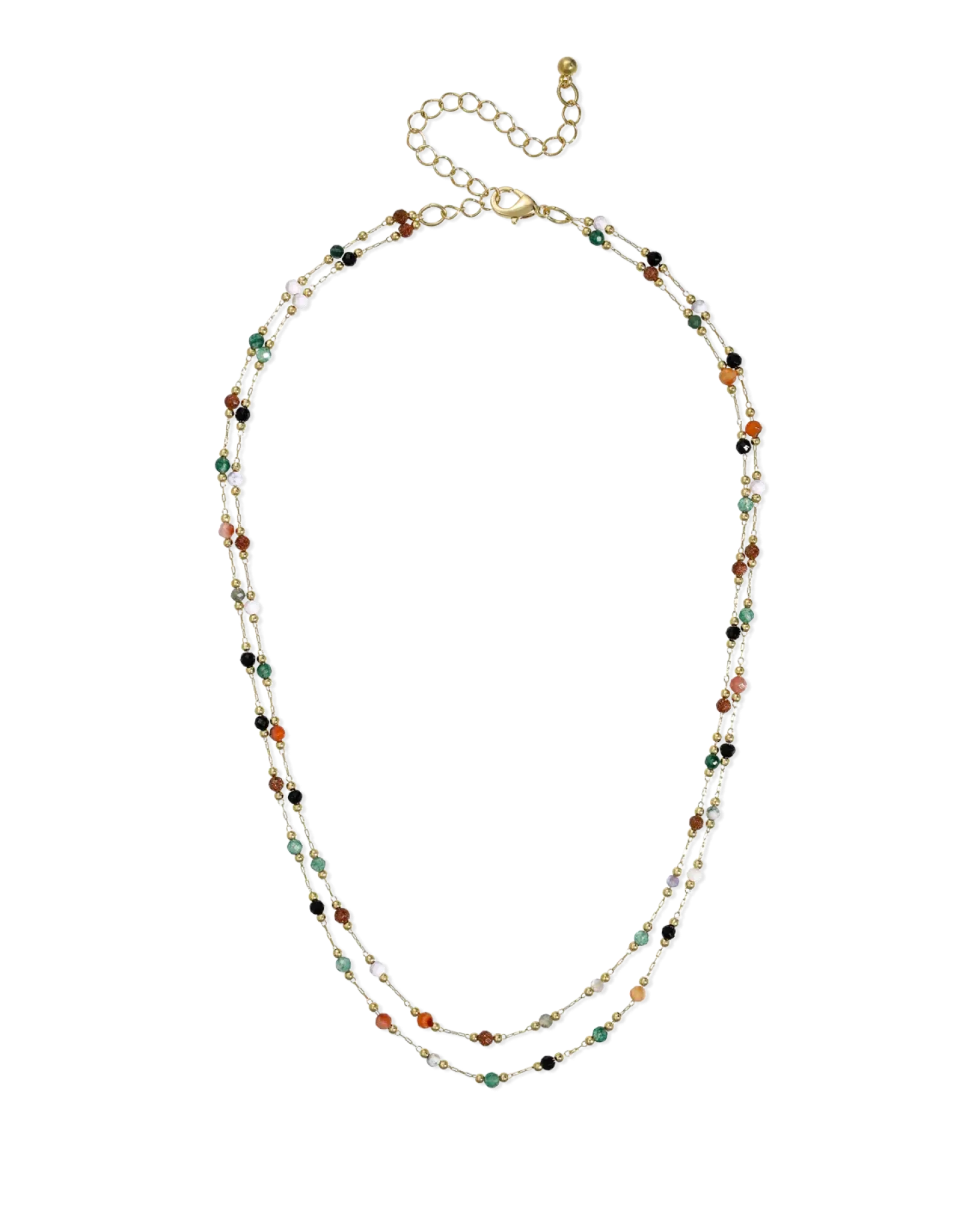Collier multirangs - Gemstone Harmony